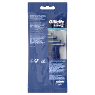 GILLETTE | BLUE II PLUS | ΞΥΡΙΣΤΙΚΗ ΜΗΧΑΝΗ ΜΙΑΣ ΧΡΗΣΗΣ ΕΥΑΙΣΘΗΤΕΣ ΕΠΙΔΕΡΜΙΔΕΣ 5 ΤΕΜ