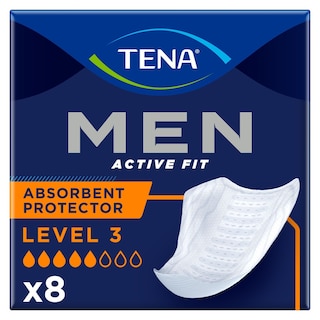 TENA | Επιθέματα Ακράτειας Men Level 3 8 Τεμάχια