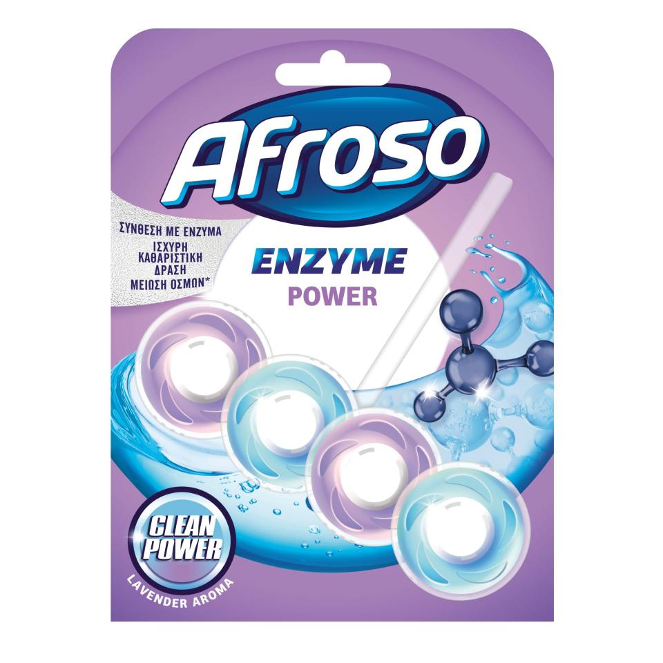 AFROSO Καθαριστικό Block Τουαλέτας Enzyme Power 40g