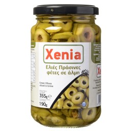 XENIA | Ελιές Πράσινες Φέτες 190 gr