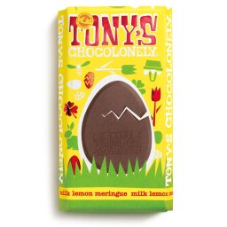 TONY'S | Σοκολάτα Γάλακτος Μαρέγκα & Λεμόνι 180g