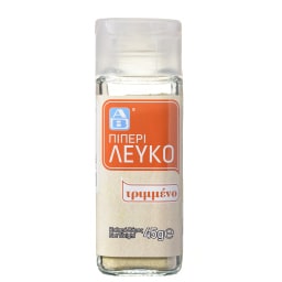 Πιπέρι Λευκό Τριμμένο 45 gr