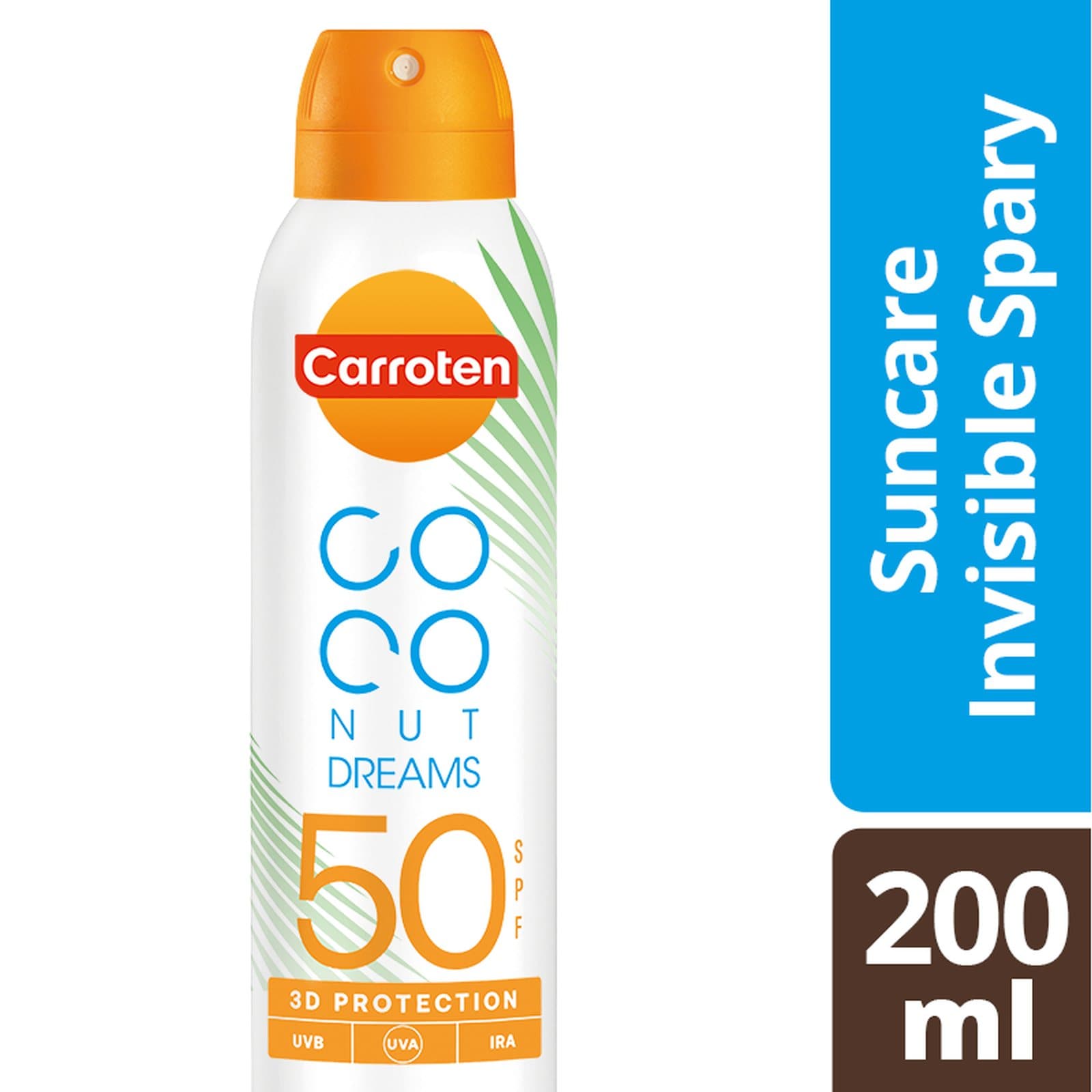 CARROTEN Αντηλιακό Spray Διάφανο Coconut Dreams SPF50 200ml