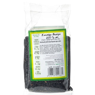 BIOVITA | Σουσάμι Μαύρο Βιολογικό 200g