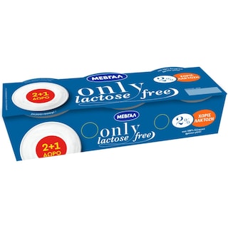 ONLY | Γιαούρτι Only 2% 3 X200 gr 2+1