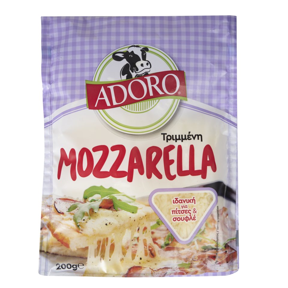 ADORO Τριμμένο Τυρί Adoro Mozzarella 200g