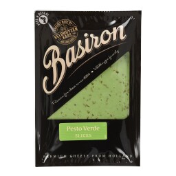 - | Ημίσκληρο Τυρί Basiron με Πέστο Φέτες 150g