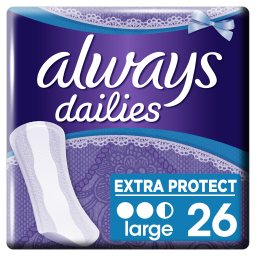 ALWAYS | Σερβιετάκια Dailies Extra Protect Large 26 Τεμάχια