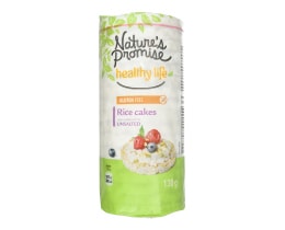 NATURE'S PROMISE | Ρυζογκοφρέτες Ανάλατες 130g
