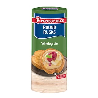 ΠΑΠΑΔΟΠΟΥΛΟΥ | Φρυγανιές Στρογγυλές Ολικής Άλεσης 140g
