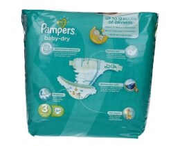 PAMPERS | BABY DRY | ΠΑΝΕΣ ΜΩΡΟΥ MIDI No 3 27 ΤΕΜ