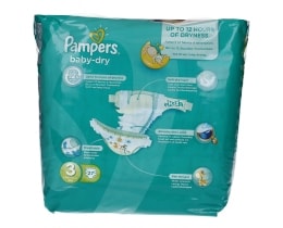 PAMPERS | BABY DRY | ΠΑΝΕΣ ΜΩΡΟΥ MIDI No 3 27 ΤΕΜ