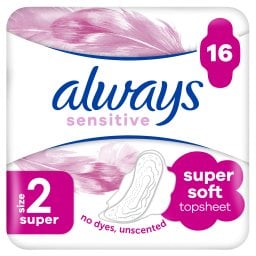 Σερβιέτες Sensitive Super 16 Τεμάχια