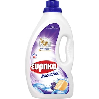 ΕΥΡΗΚΑ | Υγρό Πλυντηρίου Ρούχων Μασσαλίας Λεβάντα 42 Μεζούρες