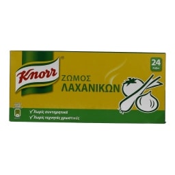KNORR | ΚΥΒΟΙ ΖΩΜΟΥ ΛΑΧΑΝΙΚΩΝ (12 LT) 20 ΤΕΜ