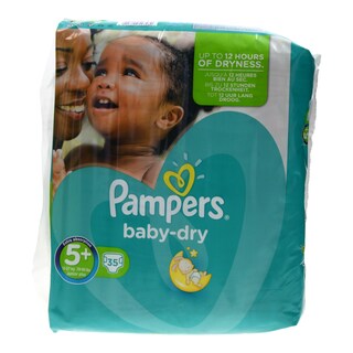 PAMPERS | BABY DRY | ΠΑΝΕΣ ΜΩΡΟΥ JUNIOR PLUS 13 - 27 KGR No 5+ 22 ΤΕΜ