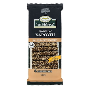 ΜΑΝΝΑ | Κριτσίνια με Χαρούπι & Βρώμη 170g