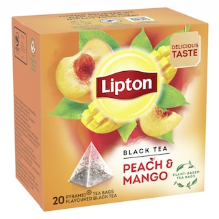 LIPTON | Τσάι Μαύρο Ροδάκινο Μάνγκο 20x1.8g