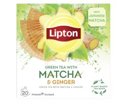LIPTON | Πράσινο Τσάϊ Matcha Ginger  20 X 1.5 gr