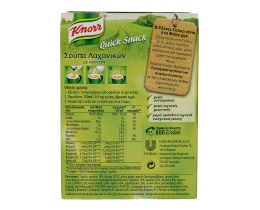 KNORR | QUICK SNACK | ΣΟΥΠΑ ΜΕ ΛΑΧΑΝΙΚΑ ΚΑΙ ΚΡΟΥΤΟΝ 45 GR
