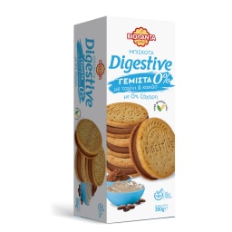 ΒΙΟΛΑΝΤΑ | Μπισκότα Digestive Γεμιστά 0% Ζάχαρη Ταχίνι & Κακάο 200g