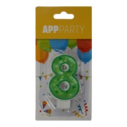 - | BIRTHDAY CANDLE NO 8  1TEM