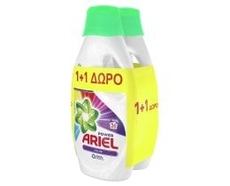 ARIEL | Υγρό Πλυντηρίου Ρούχων Color 26 Μεζούρες 1+1 Δώρο