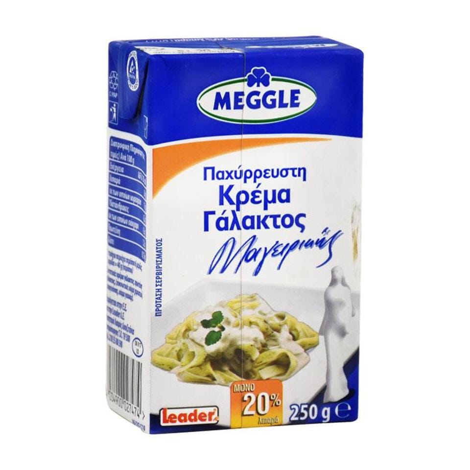 MEGGLE Κρέμα Γάλακτος Παχύρευστη 20% Λιπαρά 250ml