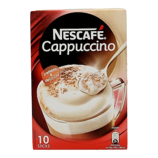 NESCAFE | CAPPUCCINO | ΣΤΙΓΜΙΑΙΟΣ ΚΑΦΕΣ ΣΕ ΦΑΚΕΛΑΚΙΑ 10 ΦAKΕΛΑ X 14 GR