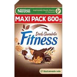 FITNESS | FITNESS ΔΗΜΗΤΡΙΑΚΑ ΟΛΙΚΗΣ ΑΛΕΣΕΩΣ ΜΕ ΜΑΥΡΗ ΣΟΚΟΛΑΤ FITNESS DARK CHOCO 600GR