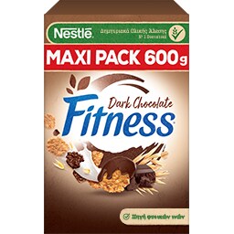 FITNESS | FITNESS ΔΗΜΗΤΡΙΑΚΑ ΟΛΙΚΗΣ ΑΛΕΣΕΩΣ ΜΕ ΜΑΥΡΗ ΣΟΚΟΛΑΤ FITNESS DARK CHOCO 600GR