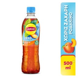 LIPTON | ICE TEA ΡΟΔΑΚΙΝΟ ΧΩΡΙΣ ΖΑΧΑΡΗ ΦΙΑΛΗ 500ML