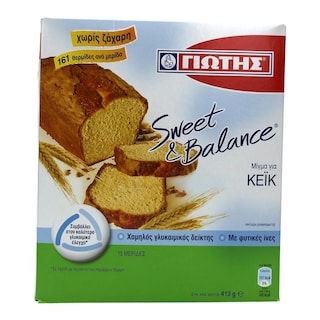 SWEET & BALANCE | Μείγμα Κέικ Γλυκαντικά 413g