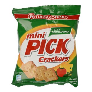 PICK CRACKERS | Κράκερς Mini Pick Pizza Mediterranea 70gr