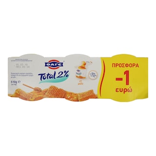 TOTAL | YOGHURT HONEY 510 GR 3Χ170GR 1Ε CHEAPER