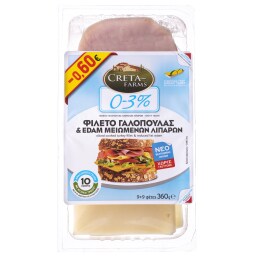 COMBI | Γαλοπούλα Καπνιστή και Edam 0.60 360 g