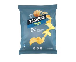 ΤΣΑΚΙΡΗΣ | ΤΣΑΚ.ΤΣΙΠΣ ΜΕ 0% ΠΡΟΣΘ.ΑΛΑΤΙ 130Γ 0% Αλάτι 130gr