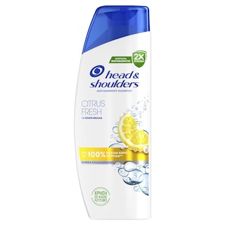 HEAD&SHOULDERS | Σαμπουάν Citrus Fresh Λιπαρά Μαλλιά 330ml