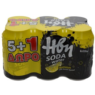 HBH | ΣΟΔΑ ΛΕΜΟΝΙ ΚΟΥΤΙ 4 Χ 330 ML