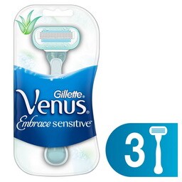 GILLETTE | ΞΥΡΙΣΤΙΚΗ ΜΗΧΑΝΗ ΜΙΑΣ ΧΡΗΣΗΣ VENUS SENSITIVE 3 TEM