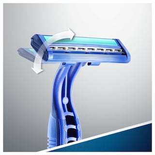 GILLETTE | BLUE II PLUS SLALOM | Ξυριστική Μηχανή Μιας Χρήσης Plus Slalom 5 Τεμάχια