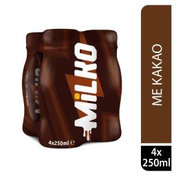 MILKO | Γάλα Σοκολατούχο 4x250ml