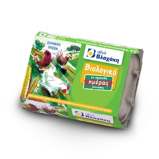 ΒΛΑΧΑΚΗΣ | Αυγά Βιολογικά Ημέρας Medium 6 Τεμάχια