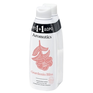 AROMATICS | Αφρόλουτρο Gardenia Bliss 650ml 1+1 Δώρο