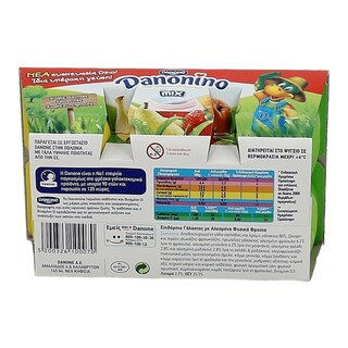 DANONINO | ΓΙΑΟΥΡΤΙ ΠΑΙΔΙΚΟ ΦΡΑΟΥΛΑ ΜΠΑΝΑΝΑ ΑΧΛΑΔΙ ΡΟΔΙ 6 Χ 50 GR