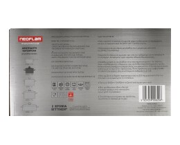 NEOFLAM | Κατσαρόλα Ανοξείδωτη Inox Γυάλινο Καπάκι 20cm 1 Τεμάχιο