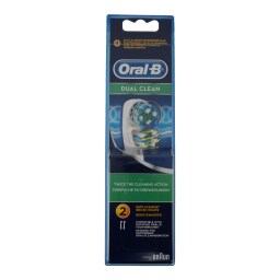 ORAL B | ΑΝΤΑΛΛΑΚΤΙΚΗ ΟΔΟΝΤΟΒΟΥΡΤΣΑ DUAL CLEAN 1 ΤΕΜ