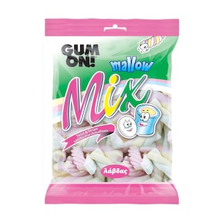 GUM ON | Καραμέλες Gum On Marshmallow Mix 120gr
