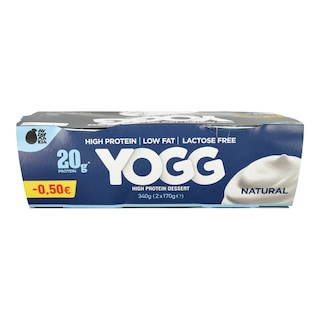 - | Επιδόρπιο Yogg High Protein Natural 2x170g