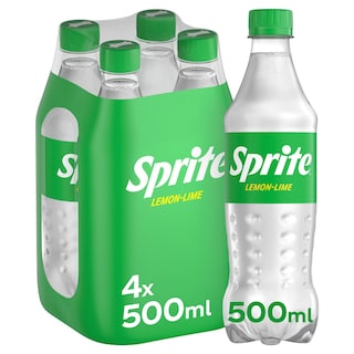 SPRITE | Soft Drink Gazoza Bottle 4x500ml